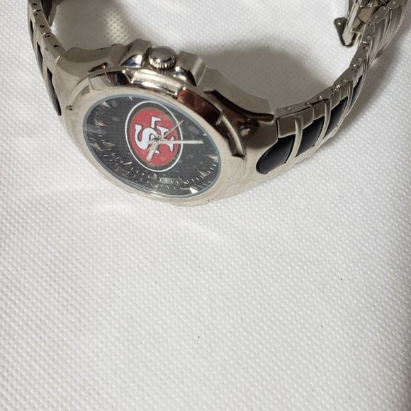 SAN FRANCISCO 49ers NFL Womens Stainless-Steel Watch Game Time No Battery - Picture 6 of 9